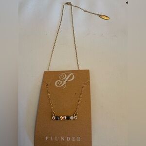 Plunder Gold and Multicolor Necklace